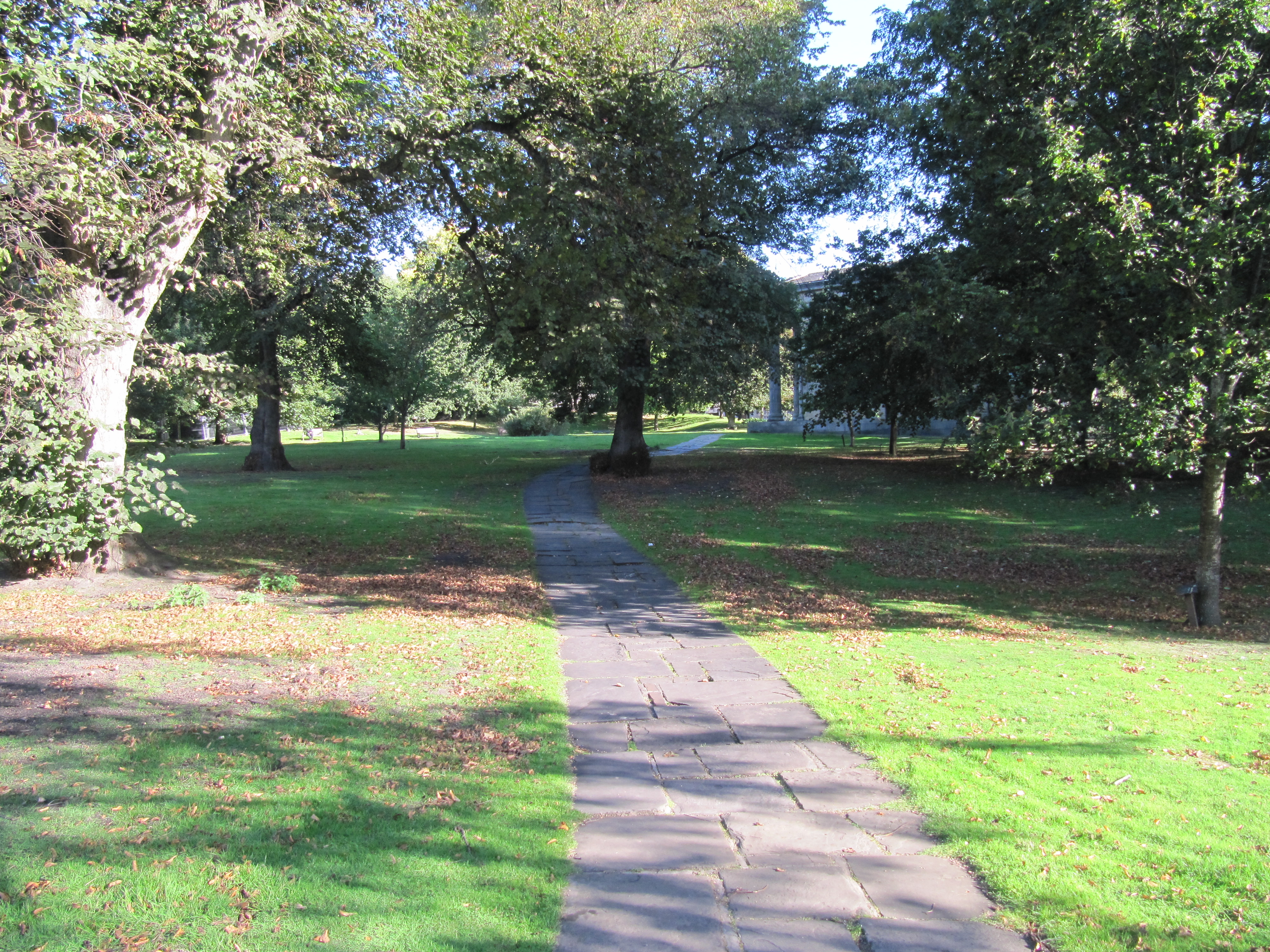 A walkway in St George's Fields